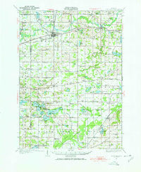 Hartford Michigan Historical topographic map, 1:62500 scale, 15 X 15 Minute, Year 1927