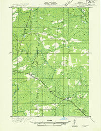 Helena SW Michigan Historical topographic map, 1:31680 scale, 7.5 X 7.5 Minute, Year 1932