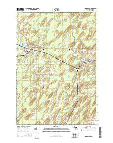Hermansville Michigan Historical topographic map, 1:24000 scale, 7.5 X 7.5 Minute, Year 2014
