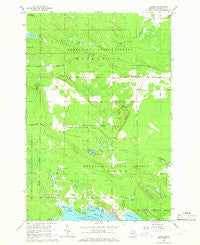 Hessel Michigan Historical topographic map, 1:24000 scale, 7.5 X 7.5 Minute, Year 1964