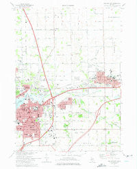 Holland East Michigan Historical topographic map, 1:24000 scale, 7.5 X 7.5 Minute, Year 1972