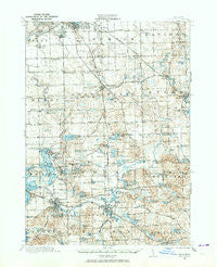 Holly Michigan Historical topographic map, 1:62500 scale, 15 X 15 Minute, Year 1920