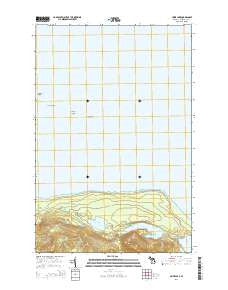 Howe Lake Michigan Historical topographic map, 1:24000 scale, 7.5 X 7.5 Minute, Year 2014