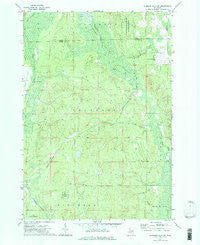 Hubbard Lake SW Michigan Historical topographic map, 1:24000 scale, 7.5 X 7.5 Minute, Year 1972