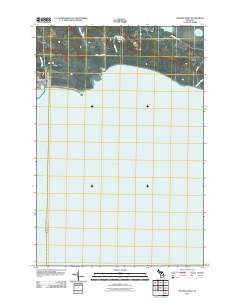 Hughes Point Michigan Historical topographic map, 1:24000 scale, 7.5 X 7.5 Minute, Year 2011