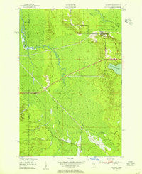 Hulbert Michigan Historical topographic map, 1:24000 scale, 7.5 X 7.5 Minute, Year 1951