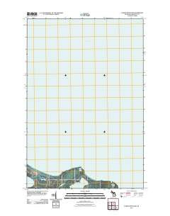 Huron Mountain Michigan Historical topographic map, 1:24000 scale, 7.5 X 7.5 Minute, Year 2011