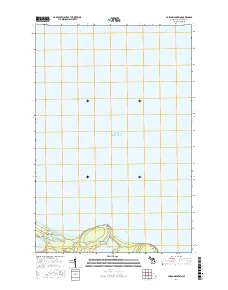 Huron Mountain Michigan Current topographic map, 1:24000 scale, 7.5 X 7.5 Minute, Year 2017