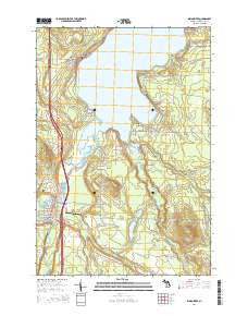 Indian River Michigan Historical topographic map, 1:24000 scale, 7.5 X 7.5 Minute, Year 2014