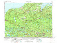 Iron River Michigan Historical topographic map, 1:250000 scale, 1 X 2 Degree, Year 1958