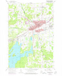 Ironwood Michigan Historical topographic map, 1:24000 scale, 7.5 X 7.5 Minute, Year 1955
