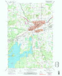 Ironwood Michigan Historical topographic map, 1:24000 scale, 7.5 X 7.5 Minute, Year 1955