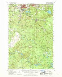 Ishpeming Michigan Historical topographic map, 1:62500 scale, 15 X 15 Minute, Year 1952