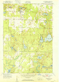 Johannesburg Michigan Historical topographic map, 1:24000 scale, 7.5 X 7.5 Minute, Year 1951