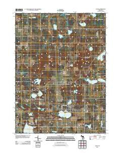 Jones Michigan Historical topographic map, 1:24000 scale, 7.5 X 7.5 Minute, Year 2011