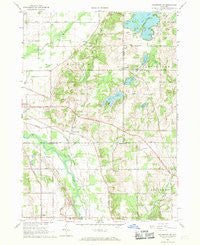 Kalamazoo NE Michigan Historical topographic map, 1:24000 scale, 7.5 X 7.5 Minute, Year 1967