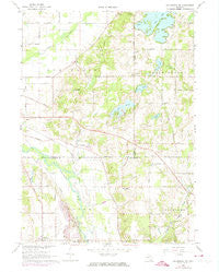 Kalamazoo NE Michigan Historical topographic map, 1:24000 scale, 7.5 X 7.5 Minute, Year 1967