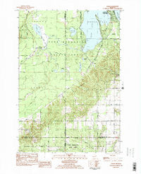 Karlin Michigan Historical topographic map, 1:25000 scale, 7.5 X 7.5 Minute, Year 1983