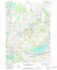 Kent Lake Michigan Historical topographic map, 1:24000 scale, 7.5 X 7.5 Minute, Year 1968