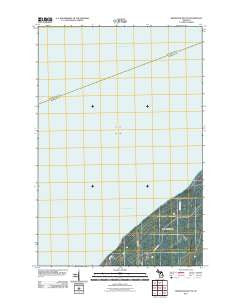 Keweenaw Bay NE Michigan Historical topographic map, 1:24000 scale, 7.5 X 7.5 Minute, Year 2011