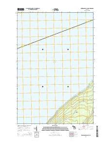 Keweenaw Bay NE Michigan Historical topographic map, 1:24000 scale, 7.5 X 7.5 Minute, Year 2014