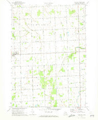 Kinde East Michigan Historical topographic map, 1:24000 scale, 7.5 X 7.5 Minute, Year 1970