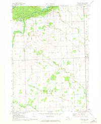 Kinde West Michigan Historical topographic map, 1:24000 scale, 7.5 X 7.5 Minute, Year 1970