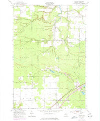 Kinross Michigan Historical topographic map, 1:24000 scale, 7.5 X 7.5 Minute, Year 1951