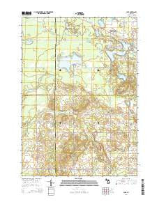Lake Michigan Historical topographic map, 1:24000 scale, 7.5 X 7.5 Minute, Year 2014