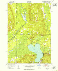Lake Margrethe Michigan Historical topographic map, 1:24000 scale, 7.5 X 7.5 Minute, Year 1950