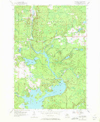 Lake Mary Michigan Historical topographic map, 1:24000 scale, 7.5 X 7.5 Minute, Year 1956