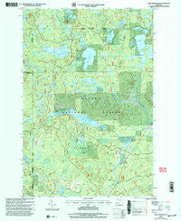 Lake Mitigwaki Michigan Historical topographic map, 1:24000 scale, 7.5 X 7.5 Minute, Year 1999