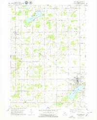 Lake Odessa Michigan Historical topographic map, 1:24000 scale, 7.5 X 7.5 Minute, Year 1978