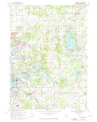 Lake Orion Michigan Historical topographic map, 1:24000 scale, 7.5 X 7.5 Minute, Year 1968