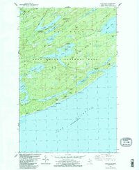 Lake Richie Michigan Historical topographic map, 1:24000 scale, 7.5 X 7.5 Minute, Year 1985