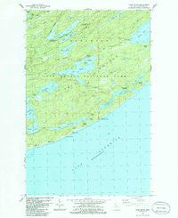 Lake Richie Michigan Historical topographic map, 1:24000 scale, 7.5 X 7.5 Minute, Year 1985