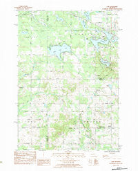 Lake Michigan Historical topographic map, 1:25000 scale, 7.5 X 7.5 Minute, Year 1984