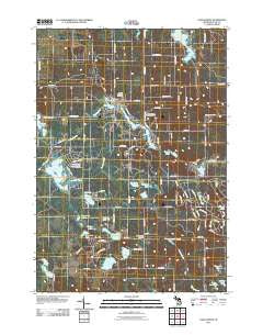 Lake George Michigan Historical topographic map, 1:24000 scale, 7.5 X 7.5 Minute, Year 2011