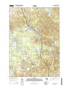Lake George Michigan Historical topographic map, 1:24000 scale, 7.5 X 7.5 Minute, Year 2014