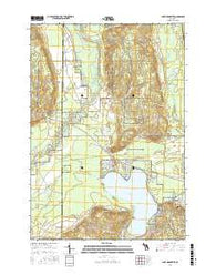 Lake Margrethe Michigan Current topographic map, 1:24000 scale, 7.5 X 7.5 Minute, Year 2017