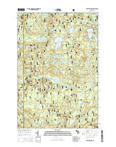 Lake Mitigwaki Michigan Historical topographic map, 1:24000 scale, 7.5 X 7.5 Minute, Year 2014