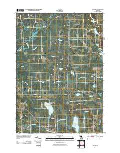 Lake NE Michigan Historical topographic map, 1:24000 scale, 7.5 X 7.5 Minute, Year 2011