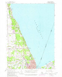 Lakeport Michigan Historical topographic map, 1:24000 scale, 7.5 X 7.5 Minute, Year 1961