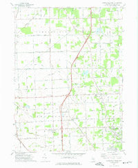 Lambertville West Michigan Historical topographic map, 1:24000 scale, 7.5 X 7.5 Minute, Year 1972
