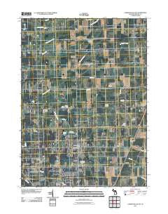 Lambertville East Michigan Historical topographic map, 1:24000 scale, 7.5 X 7.5 Minute, Year 2011