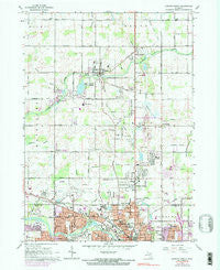 Lansing North Michigan Historical topographic map, 1:24000 scale, 7.5 X 7.5 Minute, Year 1965