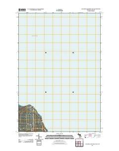 Laughing Fish Point OE E Michigan Historical topographic map, 1:24000 scale, 7.5 X 7.5 Minute, Year 2011