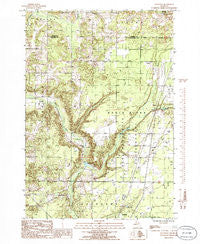 Leetsville Michigan Historical topographic map, 1:24000 scale, 7.5 X 7.5 Minute, Year 1985