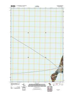 Leland Michigan Historical topographic map, 1:24000 scale, 7.5 X 7.5 Minute, Year 2011