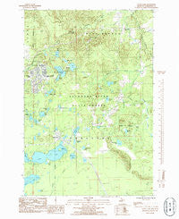 Little Lake Michigan Historical topographic map, 1:24000 scale, 7.5 X 7.5 Minute, Year 1985